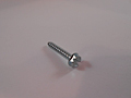 Type AB Slotted Indented Hex Washer Self Tapping Screws - Zinc Bake